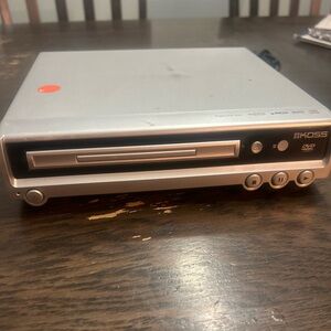 Silver Portable DVD Player